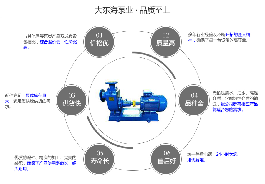 大東海泵業(yè)無堵塞自吸式排污泵質量保證圖